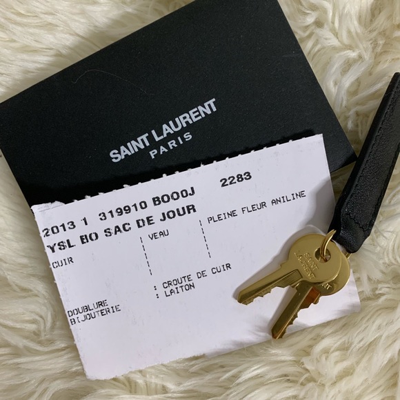 Saint Laurent Sac Du Jour Large black - Picture 3 of 8